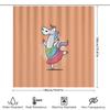 Cute Unicorn Shower Curtain Rainbow Horse Kids Bathroom Decor Set Waterproof Fabric Backdrop