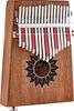MEINL Sonic Energy Collection Electric Kalimba with Soundhole 17 C Major PKL1708H Hammer Japanese Pickup, Mahogany, Keys, Scale,