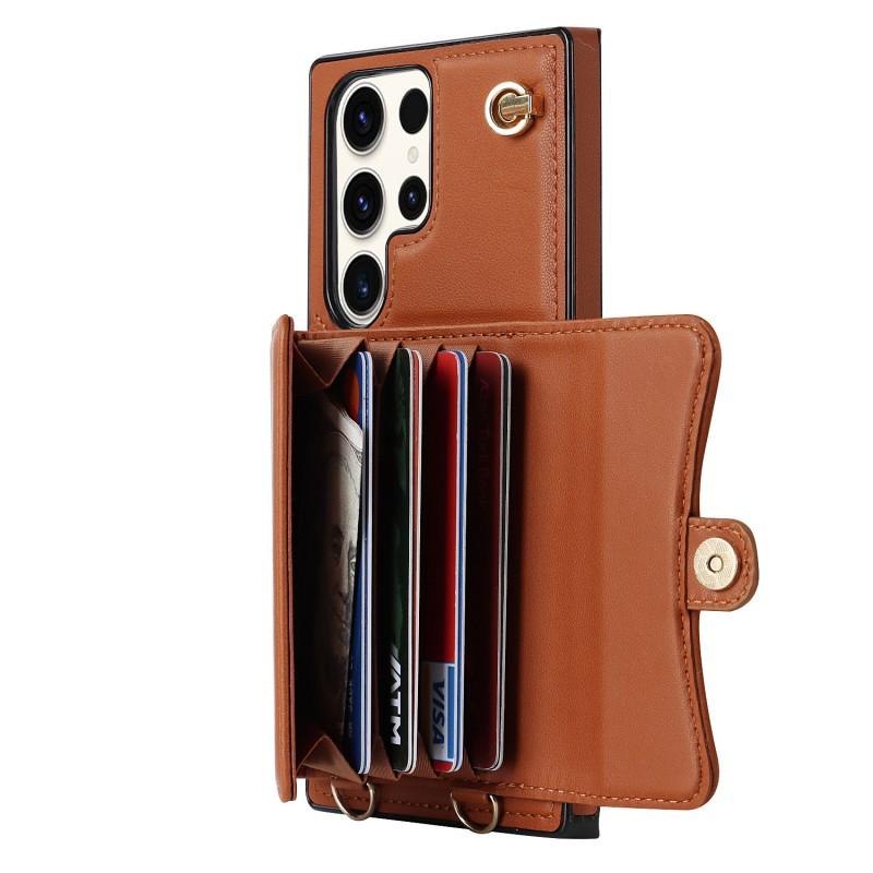 Organ Phone Case With Card Slot Crossbody Strap IPhone 14 Pro Max S23 Ultra A13