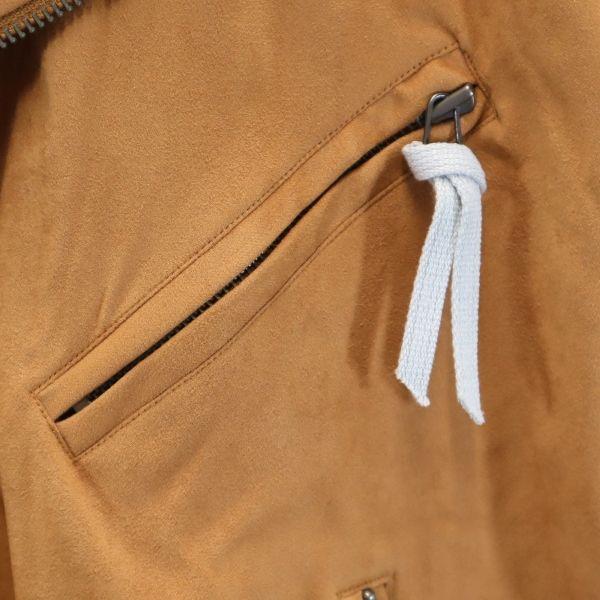Unused VAST222 19AW Made In Japan Suede Riders Jacket 2 Brown Men's Used