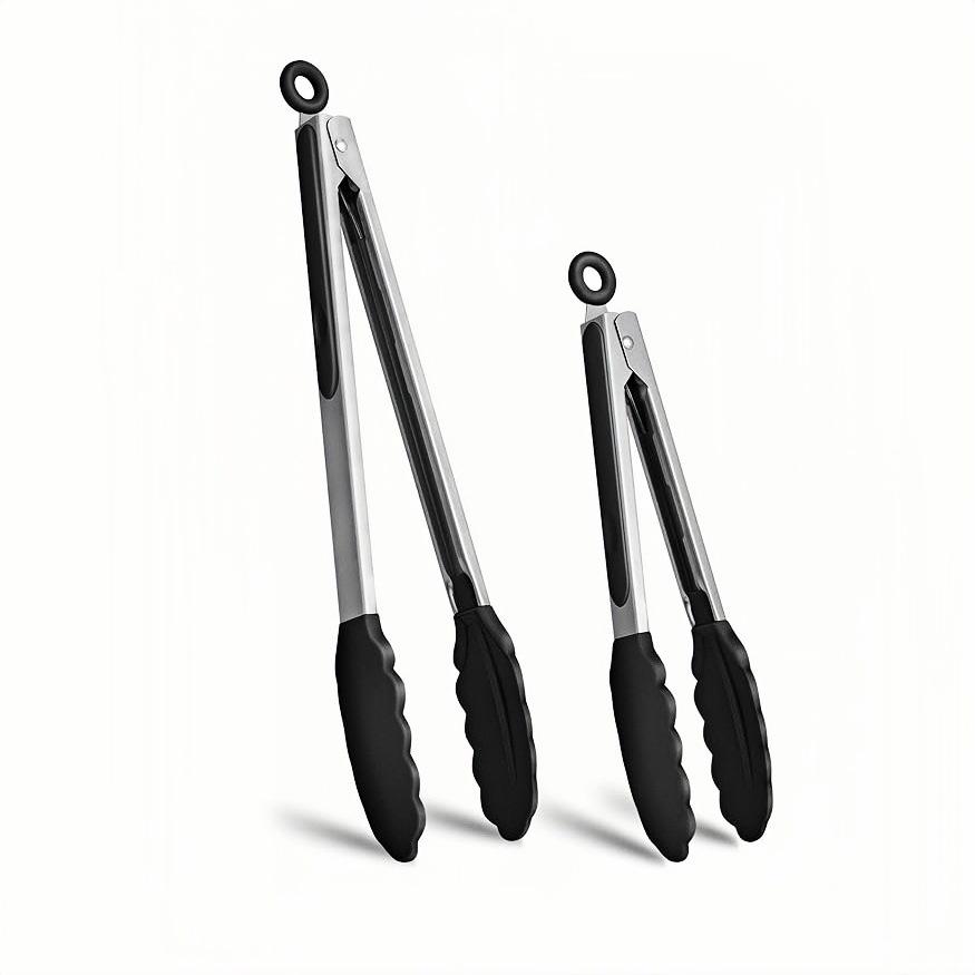 Korean BBQ Stainless Steel Tongs for Grilling