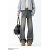 Amerikanische High Street lockere zerrissene Jeans Herren Neue Herren High Waist helle Farbe gerade lockere Hose
