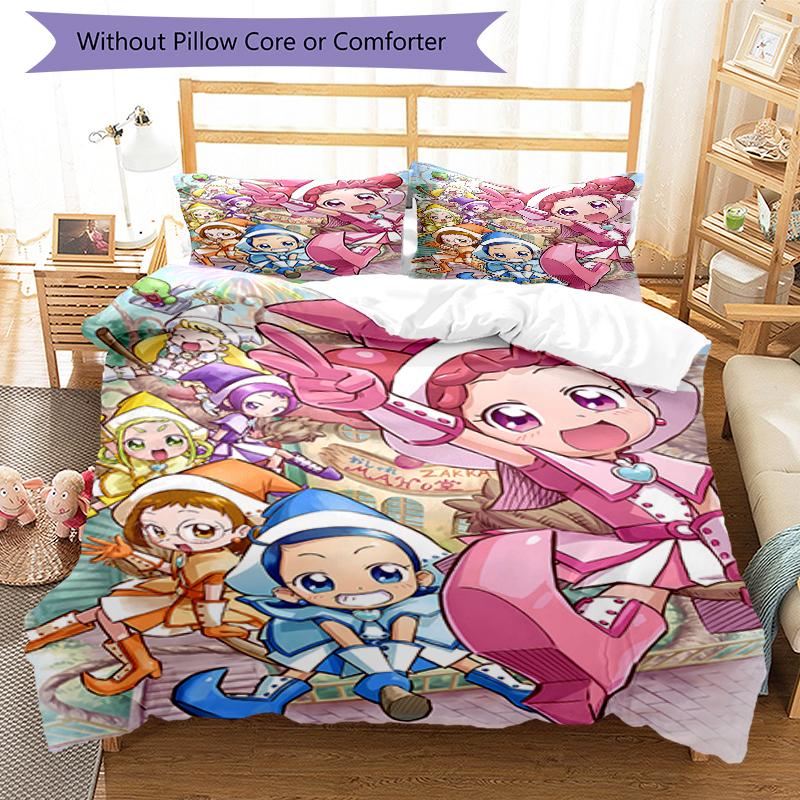 3pcs DoReMi1 Design Cover Set - HD Printed Bedding with 1 Cover and 2 Pillowcases - Perfect for Home and Dorm Decor