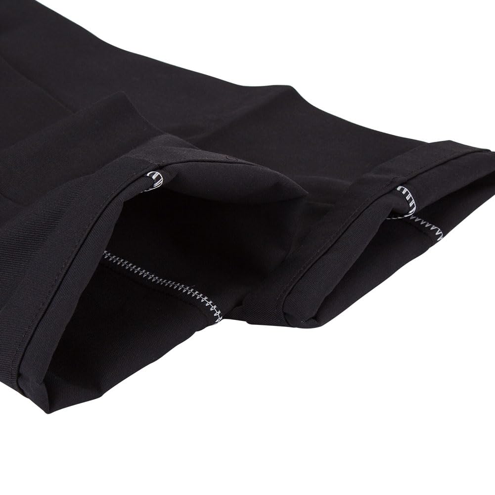 Dickies Slim Fit Low-Rise Pants WP873, Men's Work Chino Pants, Plus Sizes, Black (BK), W42L32 [Parallel Import]