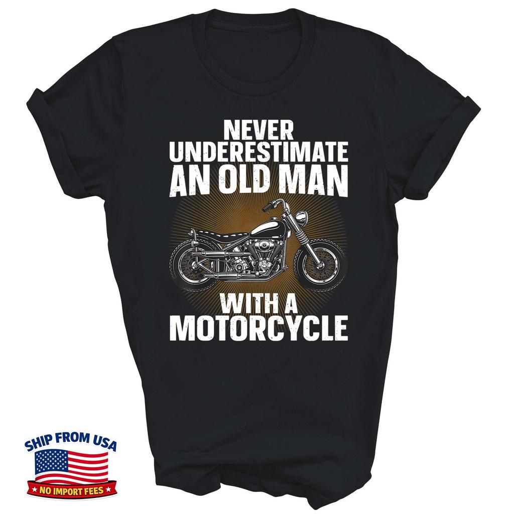 Motorcycle Grandpa Motorbike Rider Biker Unisex Shirt Gift