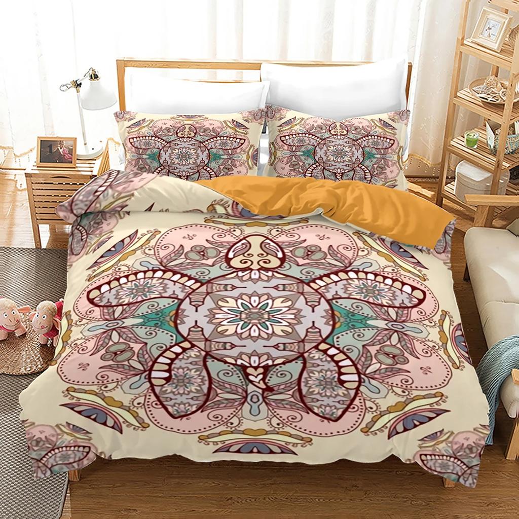 Ocean Duvet Covers Blue Sea Turtle Comforter Cover Set Nautical Bedding Set For Kids Boys Girls Sea Dreamcatcher Animal Bedroom
