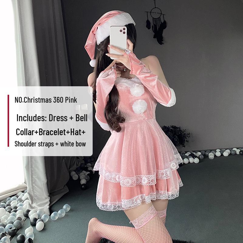 2025 Weihnachten Pailletten Schleife Neckholder Trägerlos Bodycon Mini Kleid