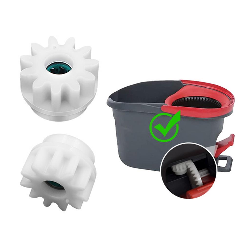 2 Bucăți Mop Pedal Mătură Spin Înlocuire Rulment Ambreiaj Unidirecțional Roți Dințate pentru Găleată OCedar Easywring Rinse Clean
