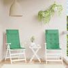 VidaXL High Back Chair Cushions Set of 2 Green Oxford Fabric, Cushion, Chair Cushion, Seat Cushion 361889