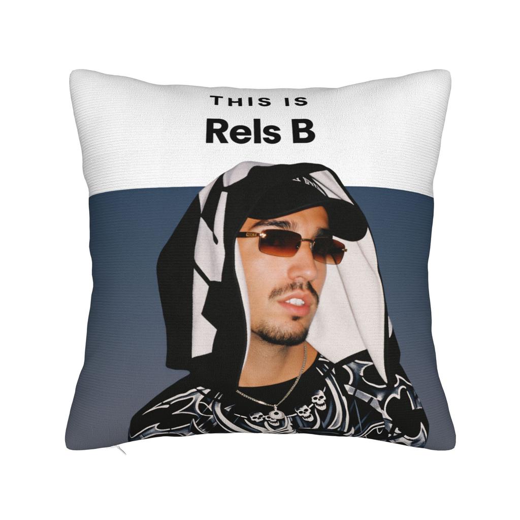 Rapper R-Rels B Pillow Cover  Novelty Pillow Case For Living Room Sofa Design Pillowcases Birthday Present