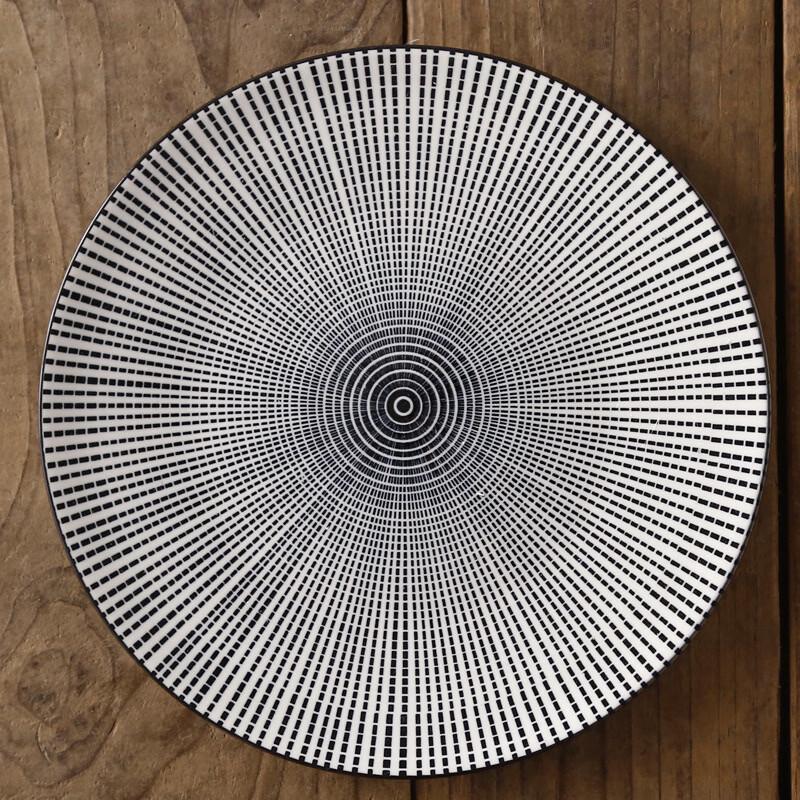Dairuien Nordic Underglaze 10.5-inch Ceramic Flat Dinner Plate