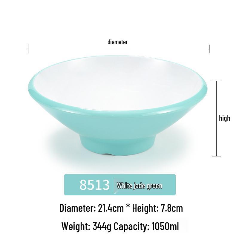 Melamine Noodle Bowl for Noodle Restaurants: Ideal for Luosifen, Malatang, Rice Noodles, and Chongqing Xiaomian