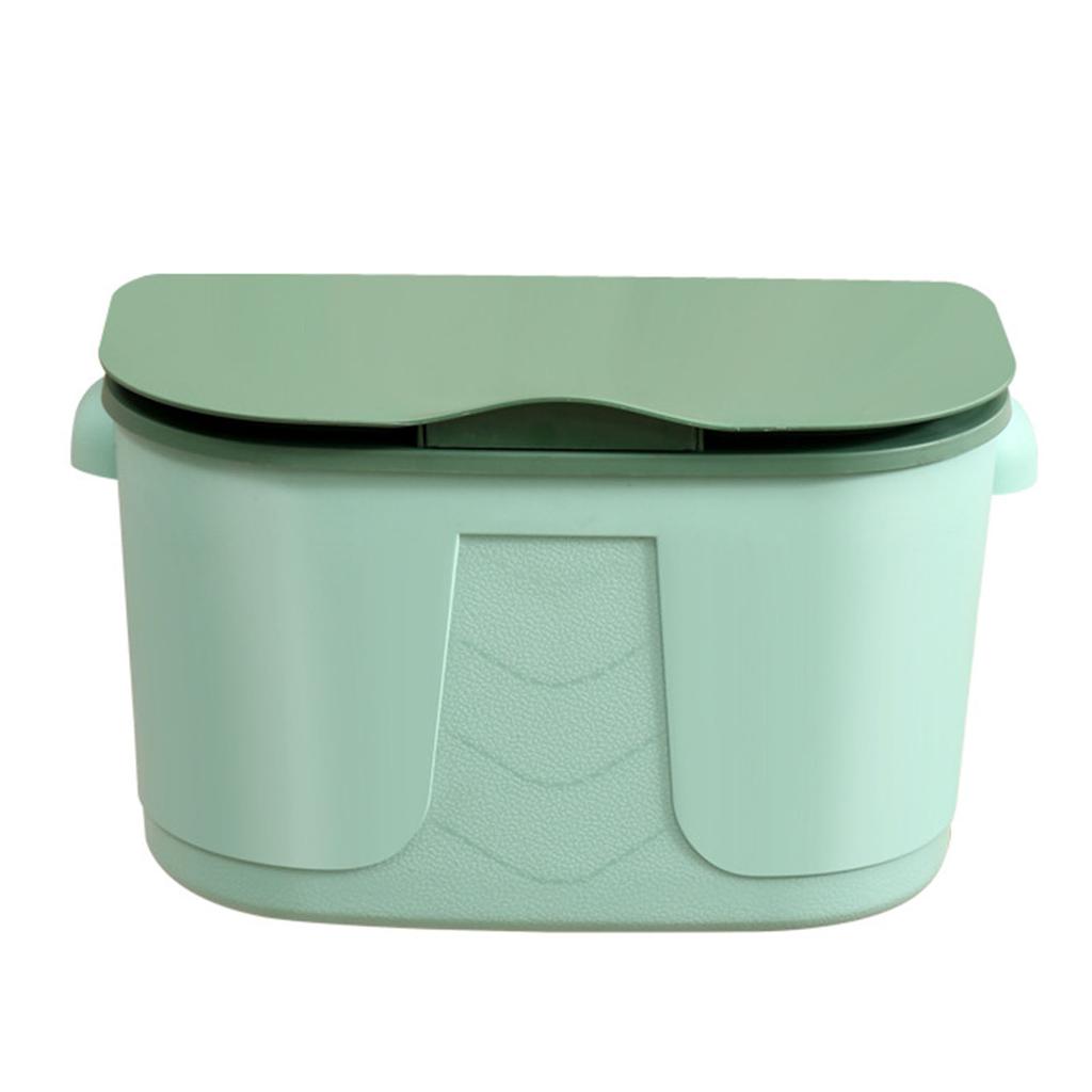 Wall-mounted Garbage Can Durable Hangable Garbage Cover For Kitchen