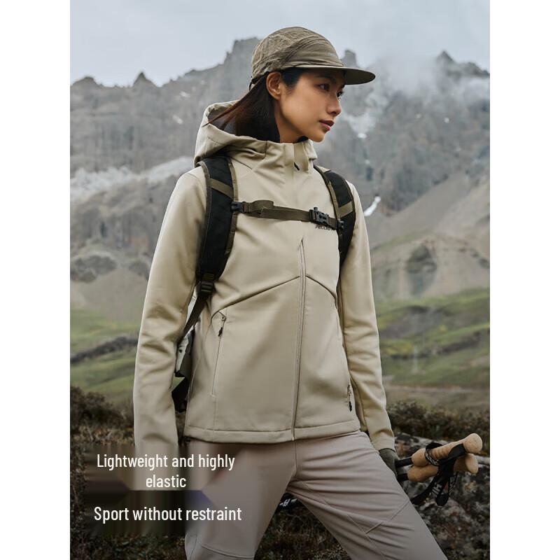 PELLIOT 2024 Women's Warm Softshell Jacket