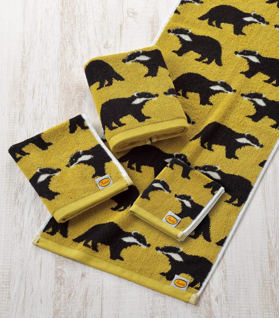 Marushin Face Towel Anorak 33 X 80cm Badgers 6025002300