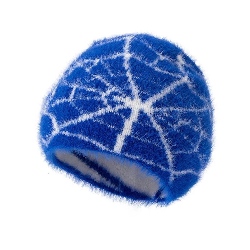 Knitted Hat Men Women Winter Warmth Mink Material High Top Cold Weather