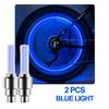 1 Pair Bicycle Lights Motion Sensor LED Lights Road MTB Bike Tire Valve Caps Wheel Spokes Light Bicycle Accessories Neon Flash