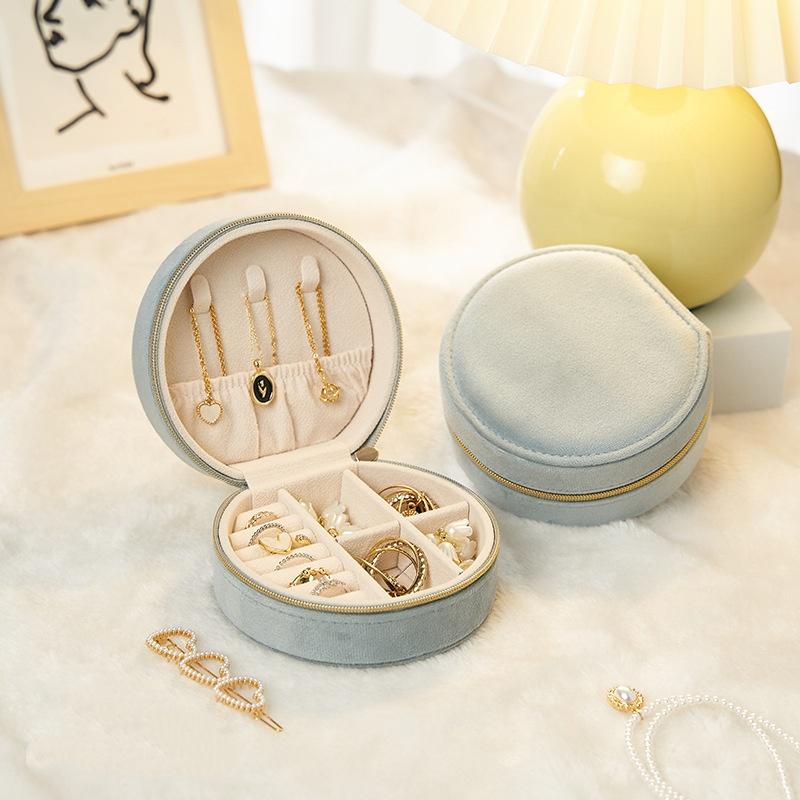Rongbu Jewelry Storage Box Creative Portable Jewelry Box Earrings, Necklaces, Rings, Jewelry Storage Box