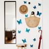 12Pcs/Set 3D Flash Color Butterfly Stickers Home Decor & DIY Wall Art for Window Wall Gold Silver Red Blue Wall Stickers