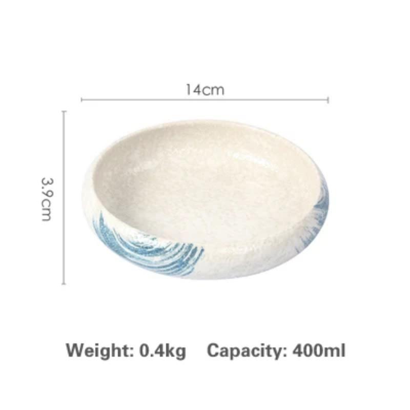 14cm  sell Creative retro ceramic sushi dishes tray Sauce Chili pepper snacks small dishes gold plates set dinner dishes sets