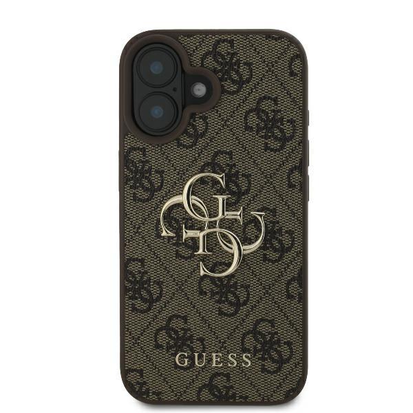 Guess Guhcp16S4Gmgbr Iphone 16 6.1 Brązowy/Brown Hardcase 4G Big Logo