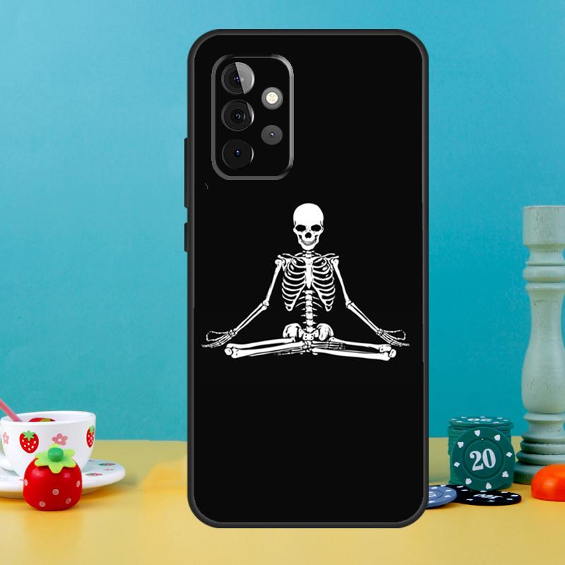 Skeleton Art Case For Samsung Galaxy A25 A54 A34 A14 A52 A32 A12 A13 A33 A53 A15 A16 A36 A56 A26 A05 A35 A55