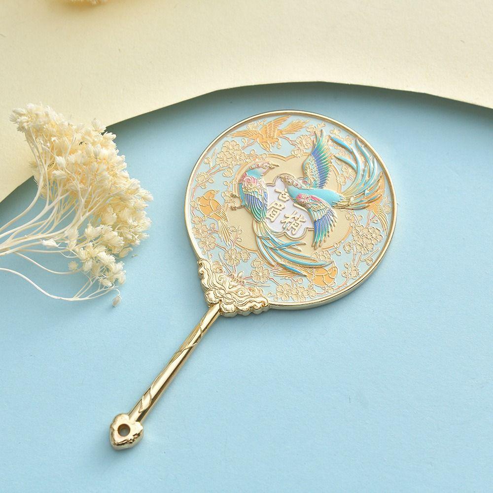 Butterfly Chinese-style Handheld Mirror Portable Makeup Mirror Exquisite Cosmetic Mirror Makeup