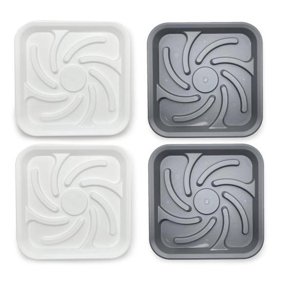 2Pcs Plunger Trays Fast-Drying Air Mats Easy to Clean Reusable
