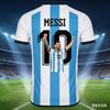 Messi 3D-Druck Sport Schnelltrocknend Atmungsaktiv Herren Damen T-Shirt Fußballtrikot Team Club Fan Training Eltern-Kind-Kleidung Sommer