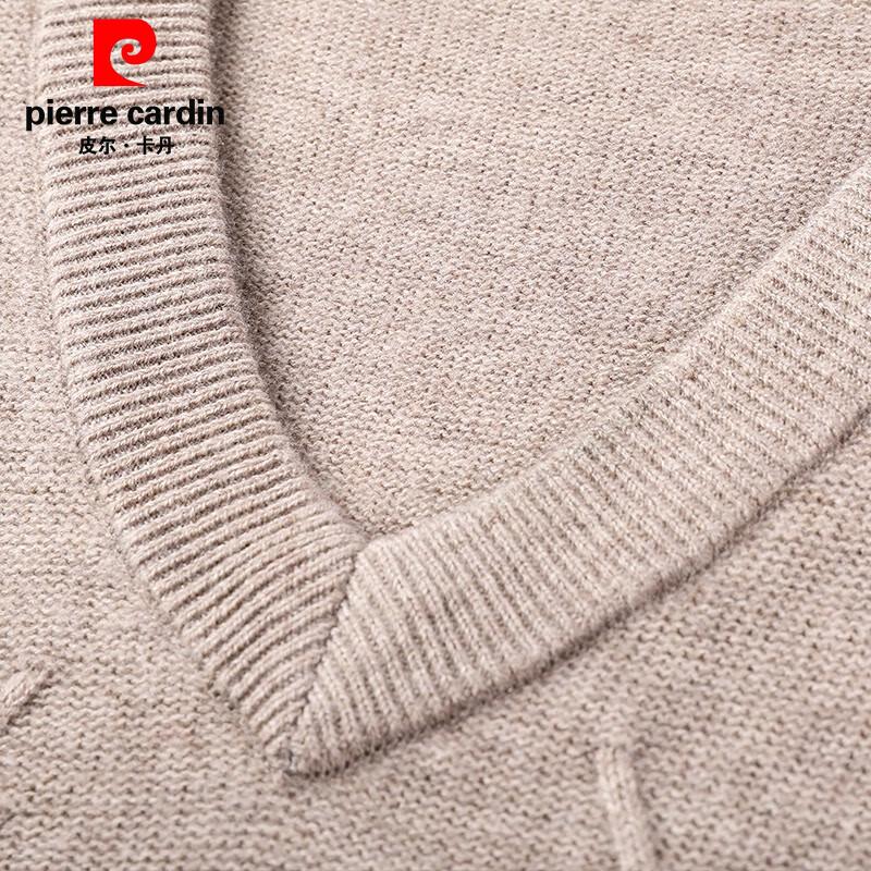Pierre Cardin Men's 100% Wool V-Neck Vest
