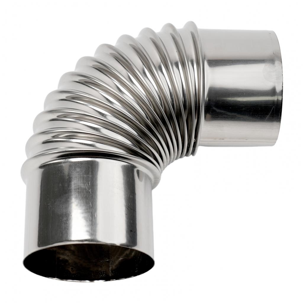 Stove Flue Steel Flue Pipe Elbow Rain Cap Pipes Chimney Liner Flue for Stove