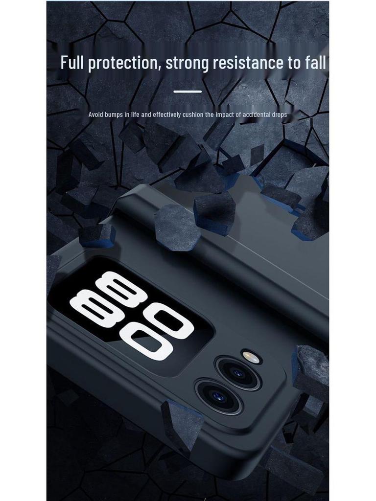 Huawei Nova Flip: Foldable, Skin-Feel, Three-Section Full-Coverage, Drop-Proof Protective Case