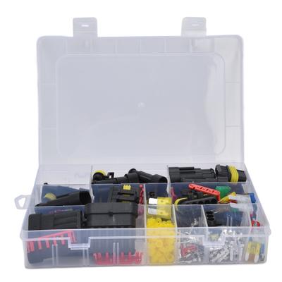 240Pcs Wire Connector Plug Kit HID Waterproof Connectors for Motorcycles Scooters Cars