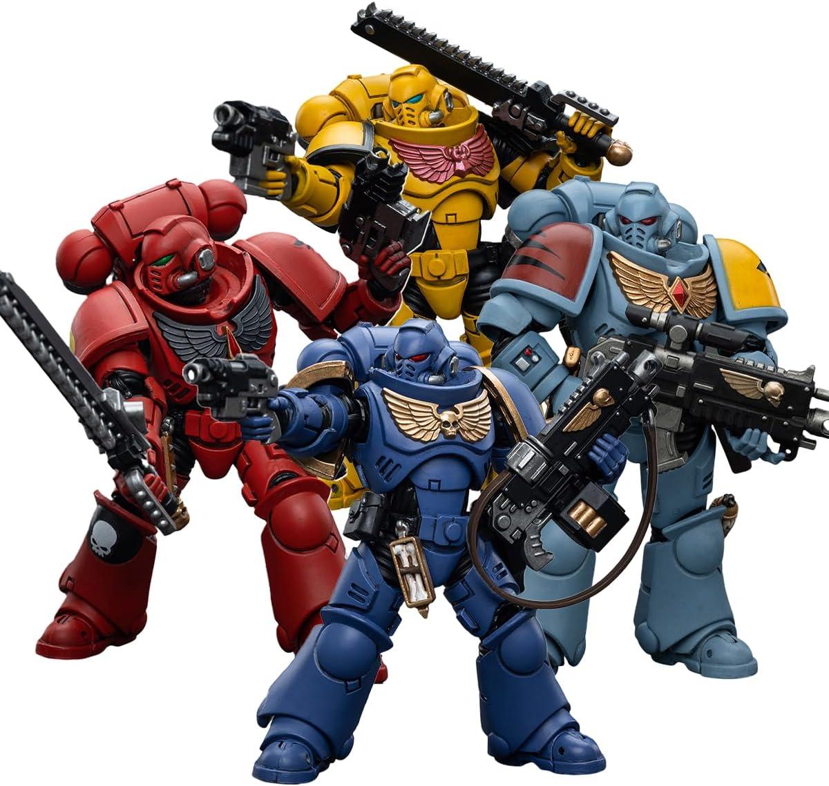 [В НАЛИЧИИ] JOYTOY Warhammer 40K 1/18 Фигурка Ультрамарины Интерцессоры/Кровавые Ангелы/Имперские Кулаки/Космические Волки NPC Модель