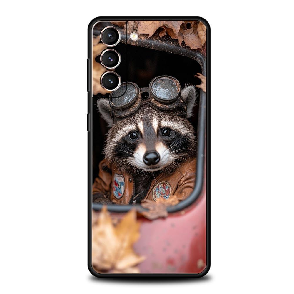 

Mapache Phone Case Cover for Samsung Galaxy S26 S25 S24 S23 S22 S20 S21 FE Ultra S25 Edge Plus 5G Soft TPU Shell Fundas Capa Bag Samsung S25Ultra