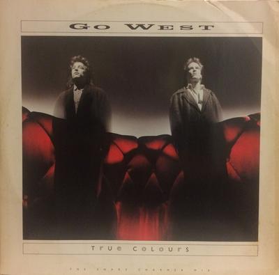 12-Zoll-Schallplatte GO WEST True Colours The Snake Charmer Mix GOWX4 CHRYSALIS 1986 UK Dance Electronica Gebraucht