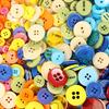 202 Stück gemischte Größe Harzknöpfe, 0,7-2,5 cm Mehrfarbig Rund – Großpackung für DIY Nähen, Stricken, Scrapbooking & Kleidung ZSY
