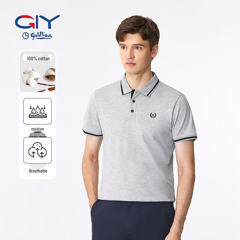 Goldlion Men s Short Sleeve Cotton Polo Shirt XL