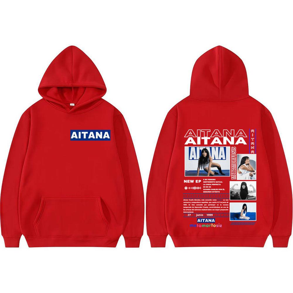 

Aitana Metamorfosis Album Tour 2025 Graphics Hoodies Men Women Clothing Fashion Oversized Hoodie High Street Hip Hop Sweatshirts S