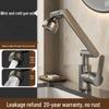 Lucky Cat Adjustable Dual-Function Kitchen Faucet Washbasin - Hot/Cold Water with Mechanical Arm