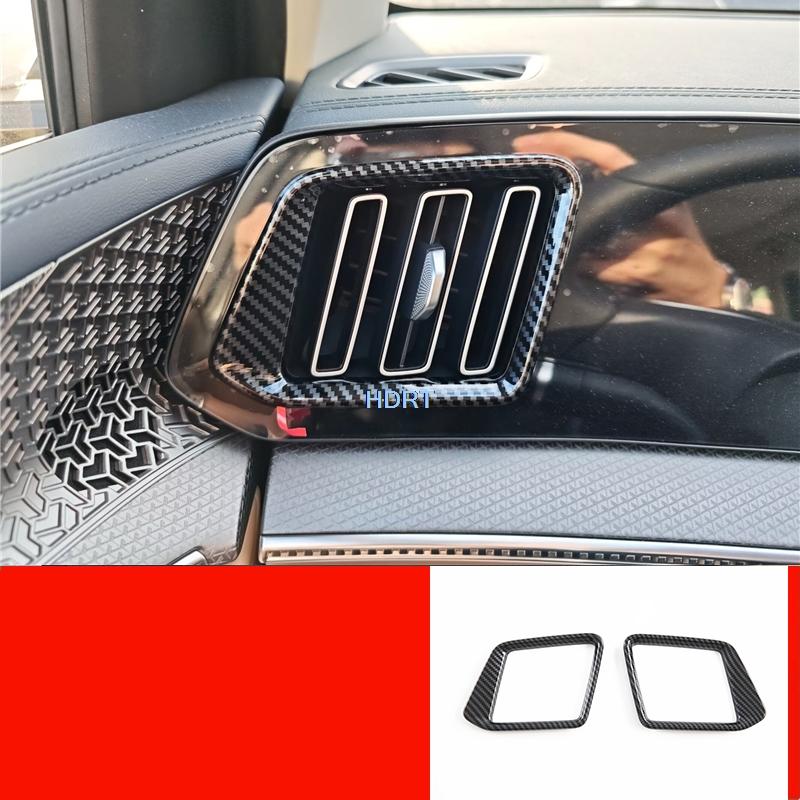 Car Style Gear Shift Window Control Panel Air Vent Outlet Steering Wheel Water Cup Carbon Fibre Interior For BYD Song Pro 2025 +