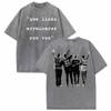 Rock Band Tan Bionica Chano  Graphic T Shirt Men Women Harajuku Streetwear Tshirt  Cotton Oversized Vintage Washed Tshirt