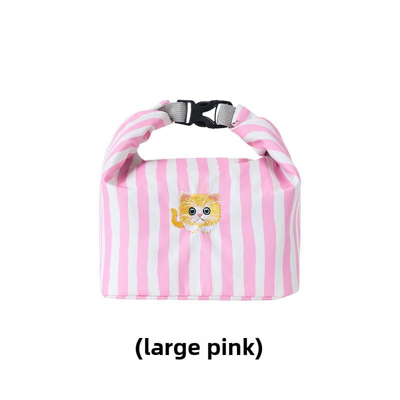 Borsa Termica per Pranzo, Borsa Tote per Pranzo di Grande Capacità, Impermeabile e Resistente, Portavivande Portatile per Lavoro, Picnic, Viaggio