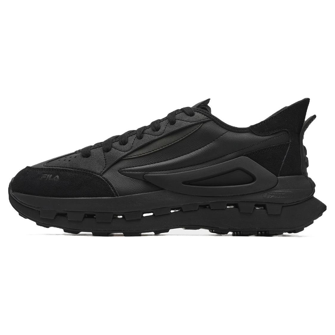 

New FILA KM Cushioned Wear Resistant Breathable Low Top Casual Running Shoes Men s Black F12M413105FBK 42