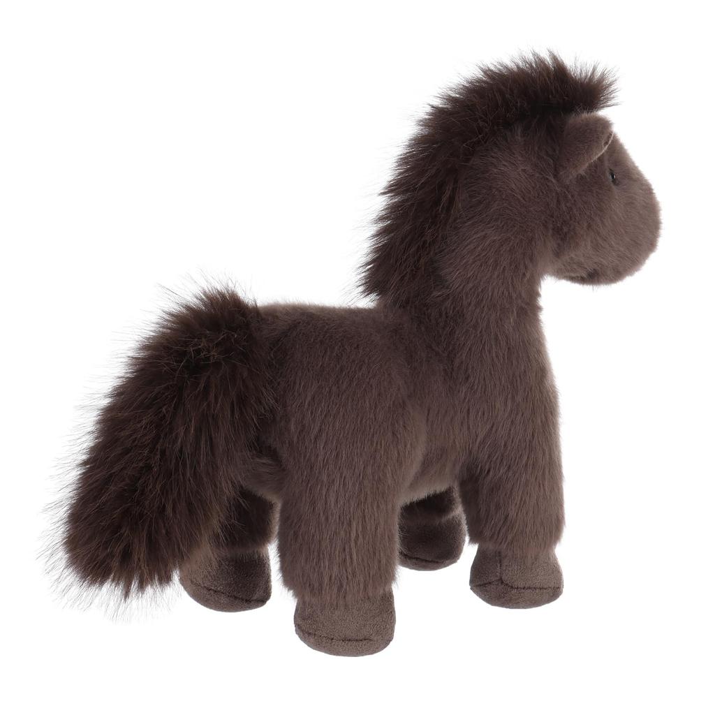 Apricot Lamb Wild Horse Brown Plush Soft and Fluffy Wild Horse Suitable for Boys and Girls - Toy, Cute, - Brown, 24cm,