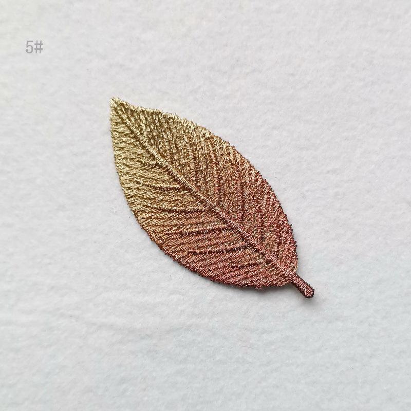 

Gradual Change Leaf Embroidery Cloth Sticker Women S Bag Decoration Clothes Patch Embroidery Sticker Clothing Accessories 5 #* 50 minimum approval