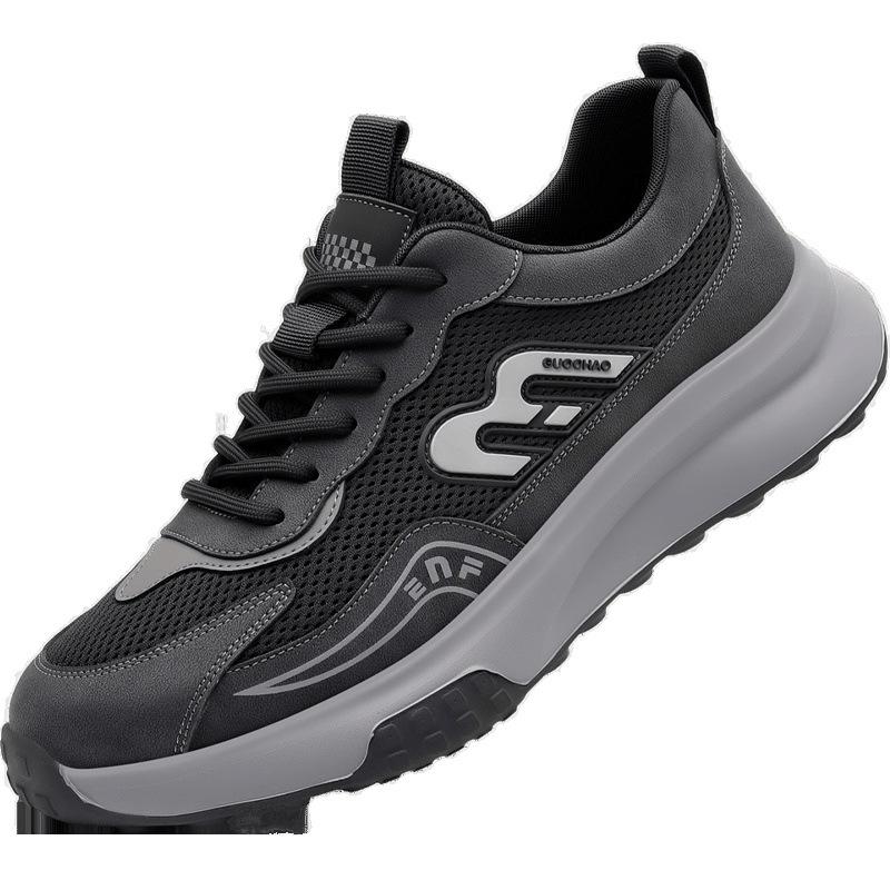 2025 Summer New Men's Shoes Non-slip and Wear-resistant Casual Shoes Breathable Mesh Deodorant Casual Shoes Men's Sports Shoes