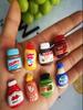 8pcs Refrigerator Magnets Kawaii Cartoon Food Fridge Magnets Cute Decorative Magnets Personalized Fridge Magnet Locker Cabinet