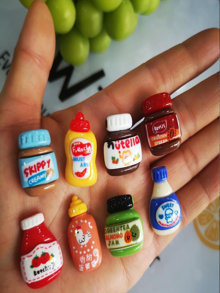 8pcs Refrigerator Magnets Kawaii Cartoon Food Fridge Magnets Cute Decorative Magnets Personalized Fridge Magnet Locker Cabinet