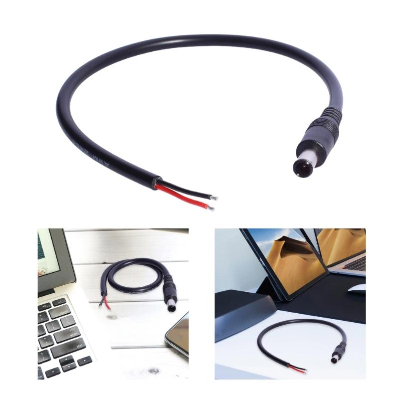 Power Pigtails Cable 6.5mmx4.4mm Male Plug To Bare Wire Open End Power Supply Replacement Repair Cord for Computer